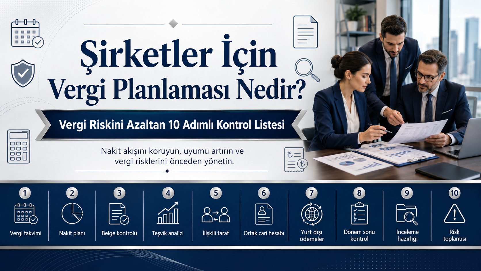 Şirketler İçin Vergi Planlaması Nedir? Vergi Riskini Azaltan 10 Adımlı Kontrol Listesi